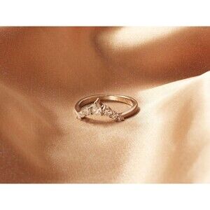 Elegant Silver Gemstone Statement Ring - Handmade 925 Sterling Silver Accessory